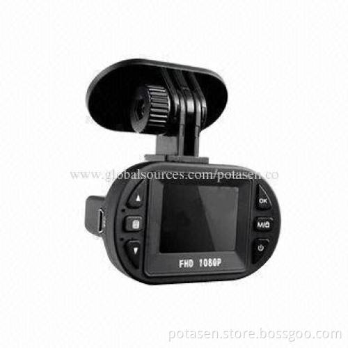 Compact HD car black box, 140° viewing angle